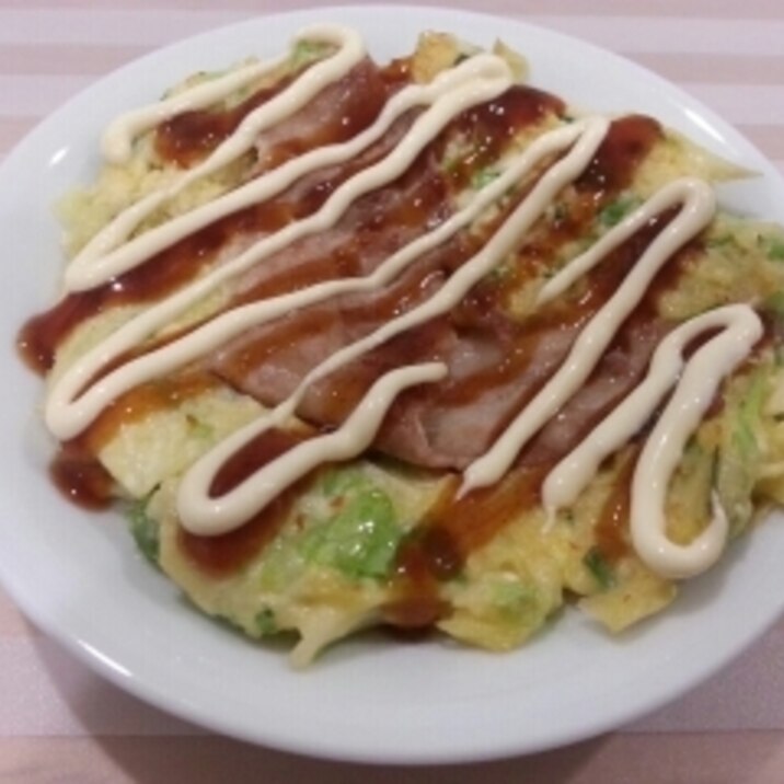 豆腐のお好み焼き風